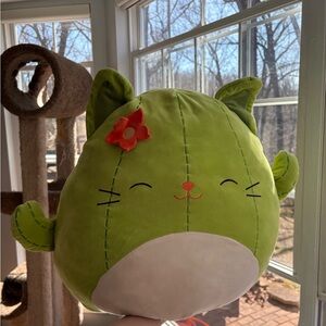 Ms. Miss the Green Cactus Cat Squishmallow NWOT 20in